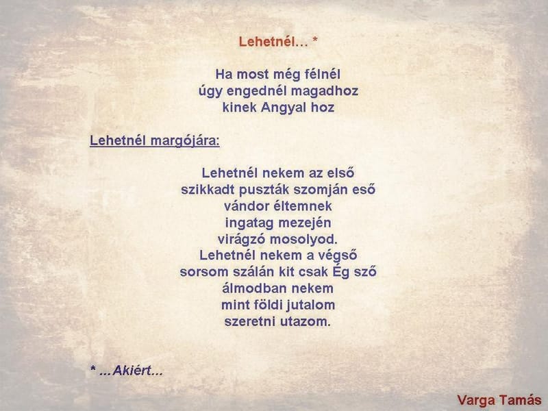 Lehetnél
