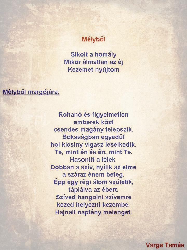 Mélyből