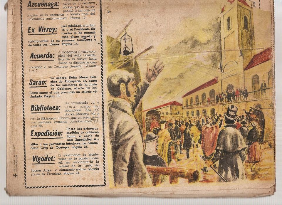 El lenguaje básico de la Revolución de Mayo