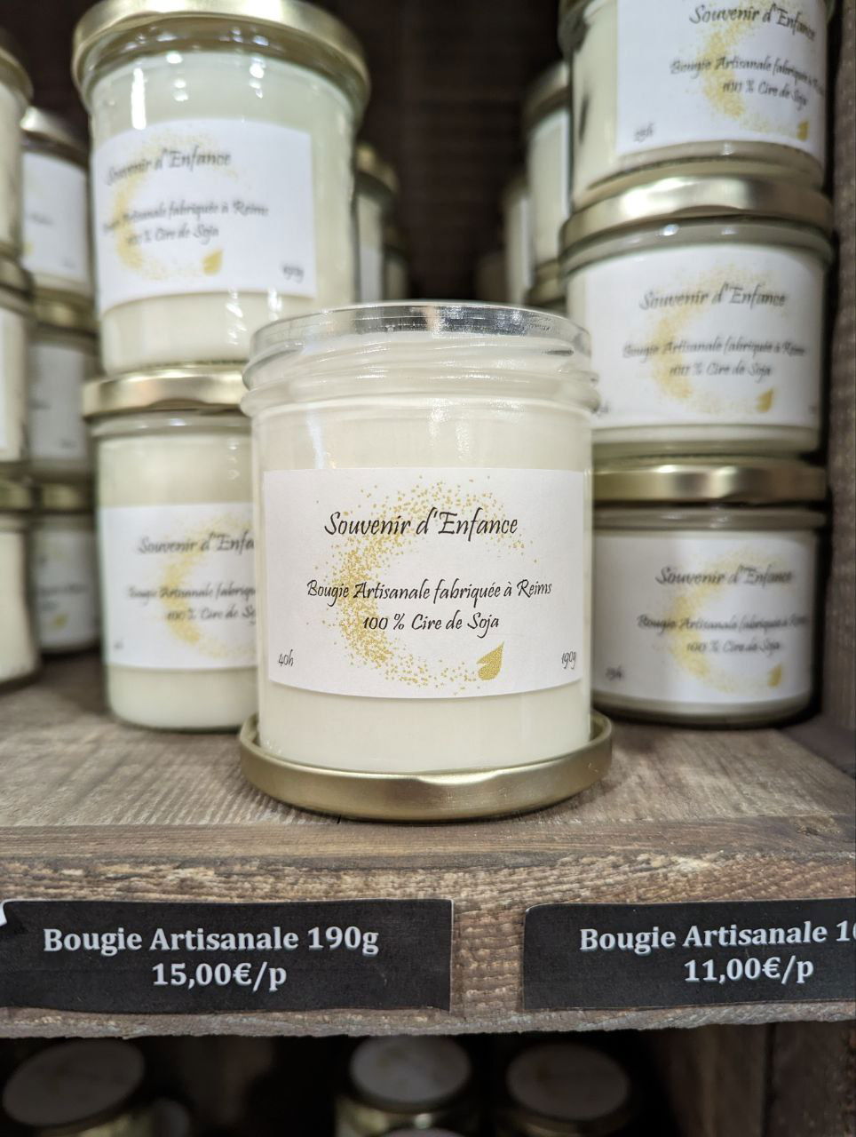 Allumer le feu... avec des bougies made in Reims.