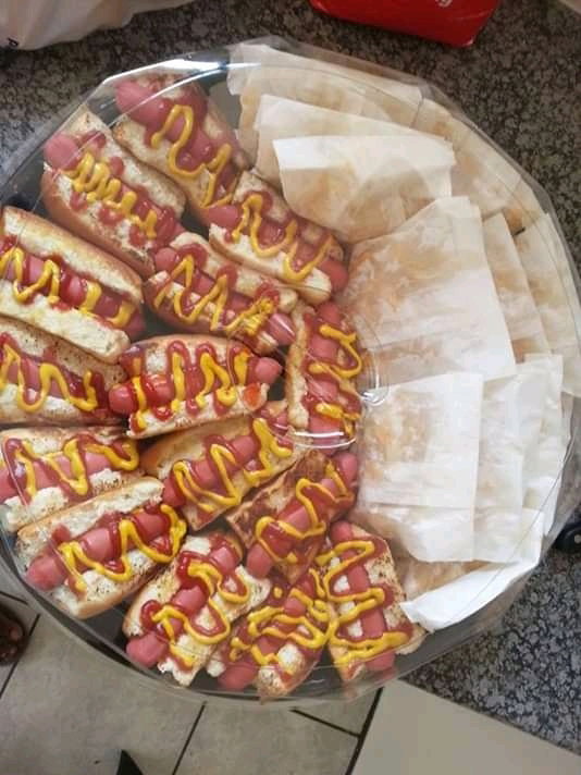 Platter with chips