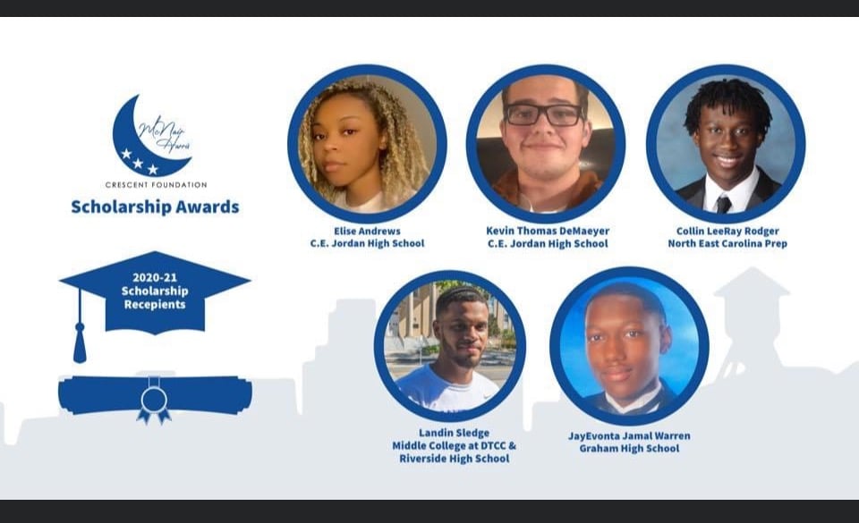 McNair Harris Crescent Foundation 2021 Scholarship Recipients