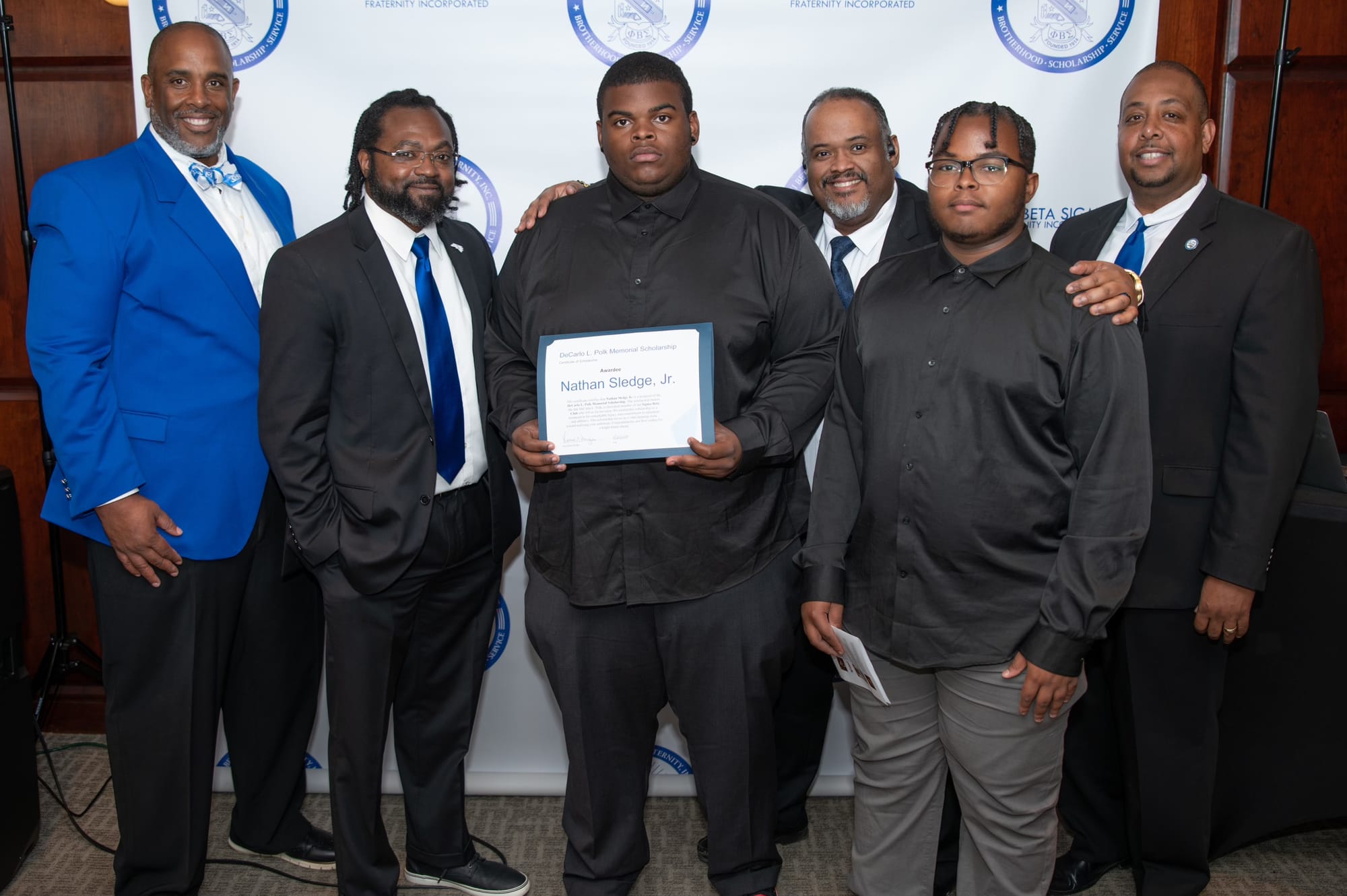 Nathan Sledge Jr., DeCarlo L. Polk Memorial Scholarship Recipient