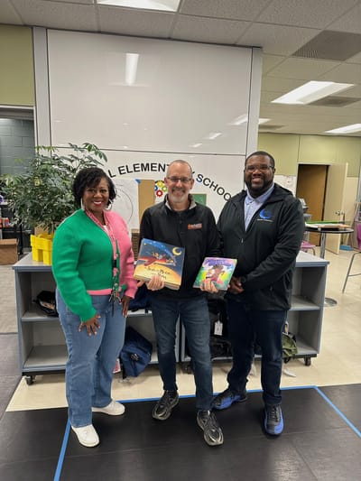 Third School to participate in the Black Books Rock Program