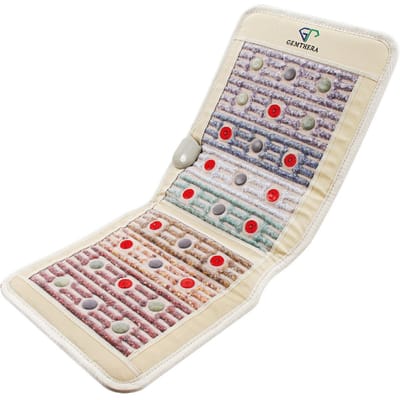 Gemstone Mat For Alternative Therapy In Case Of Pain In The Body