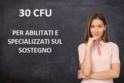 PERCORSI ABILITANTI 30 CFU