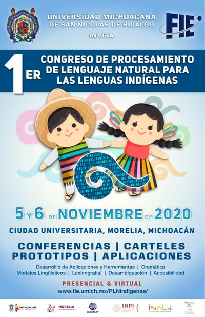 PRIMER CONGRESO DE PROCESAMIENTO DE LENGUAJE NATURAL PARA LAS LENGUAS INDIGENAS