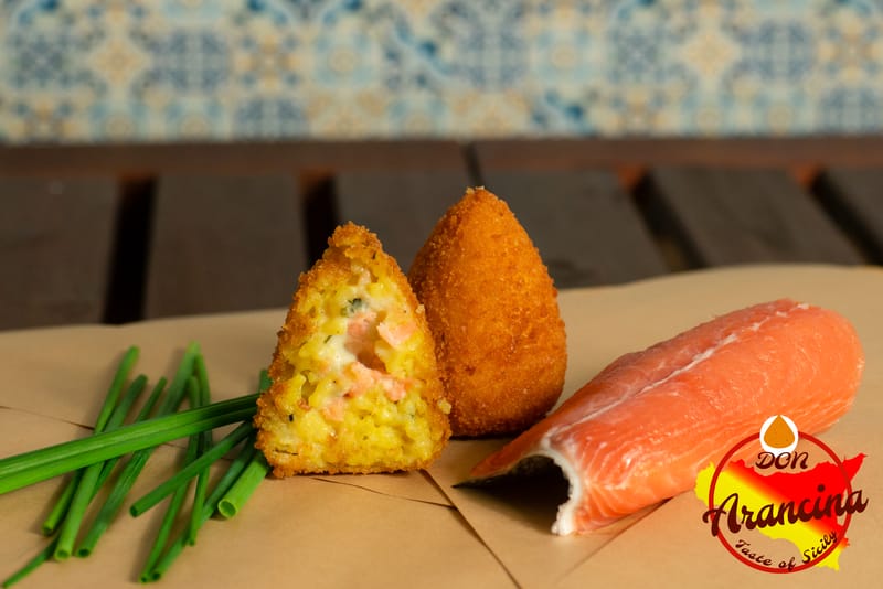 ARANCINA AL SALMONE