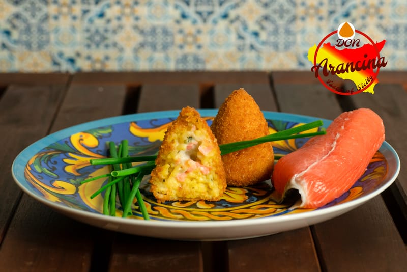 ARANCINA AL SALMONE