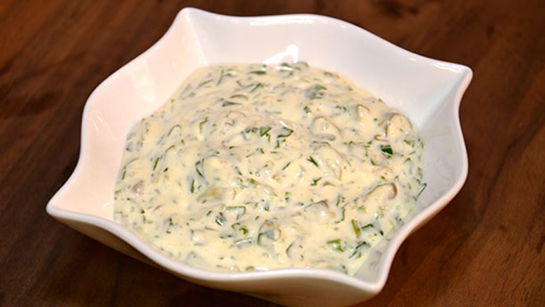 Tarator : Epinards au fromage blanc à l'ail