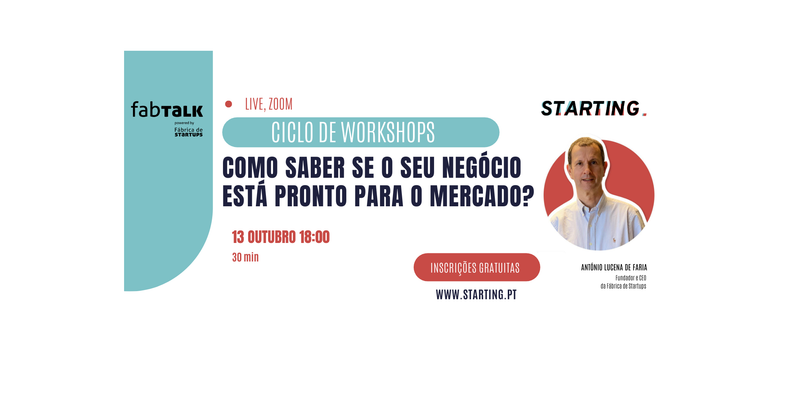 Workshop Como saber se o seu negócio está pronto para o mercado?