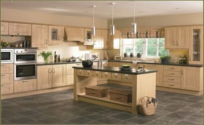 5 mẫu tủ bếp gỗ sồi đẹp đang được ưa chuộng
