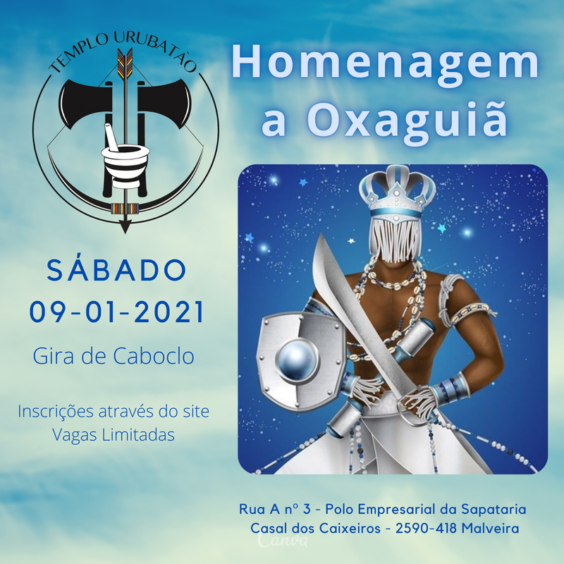 Cancelado - Homenagem Oxaguiã - Gira de Caboclo - Cópia de
