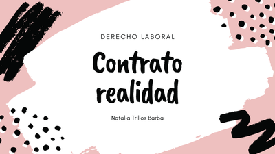 El contrato realidad en Colombia