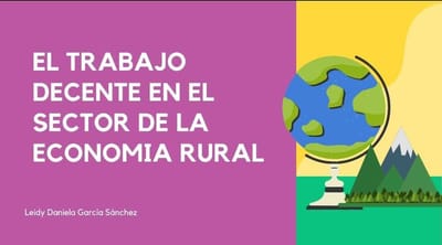 EL TRABAJO DECENTE EN EL SECTOR DE LA ECONOMIA RURAL