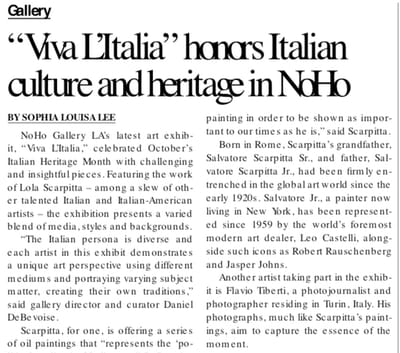 Exhibition in Los Angeles