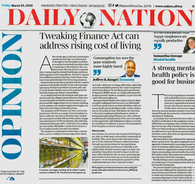 Tweaking Finance Act can address the rising cost of living