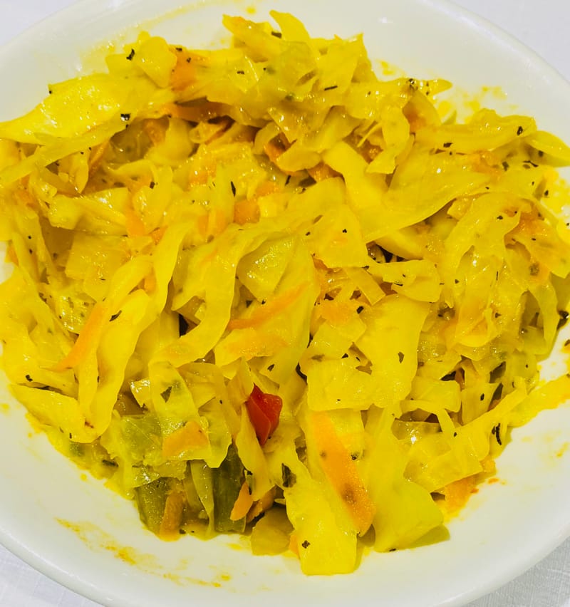 Ye'Tikil Gomen Wot (Cabbage roast)