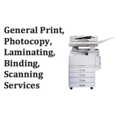 Printing, Copying and Scanning Services
