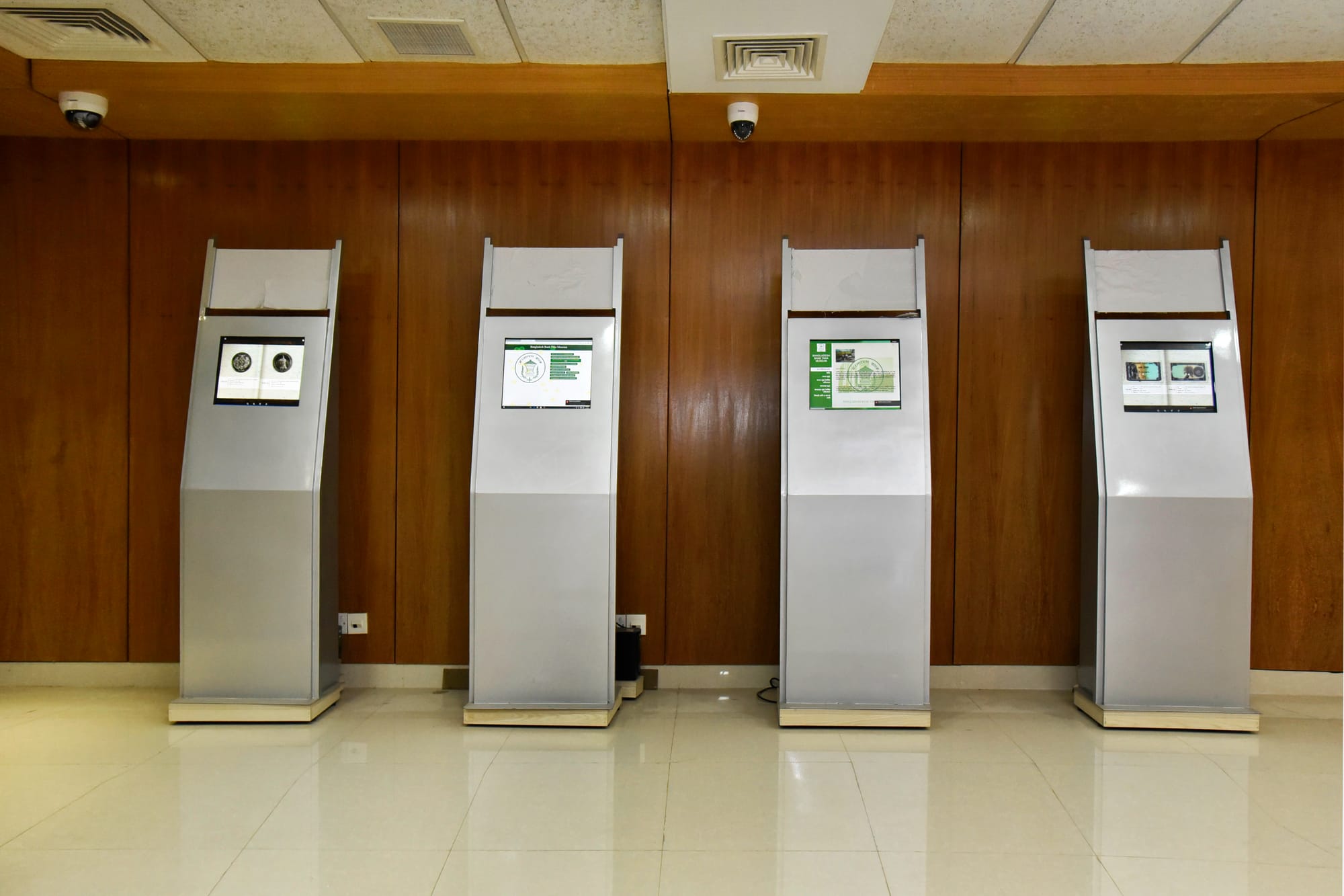 Information Kiosks at gallery- 3