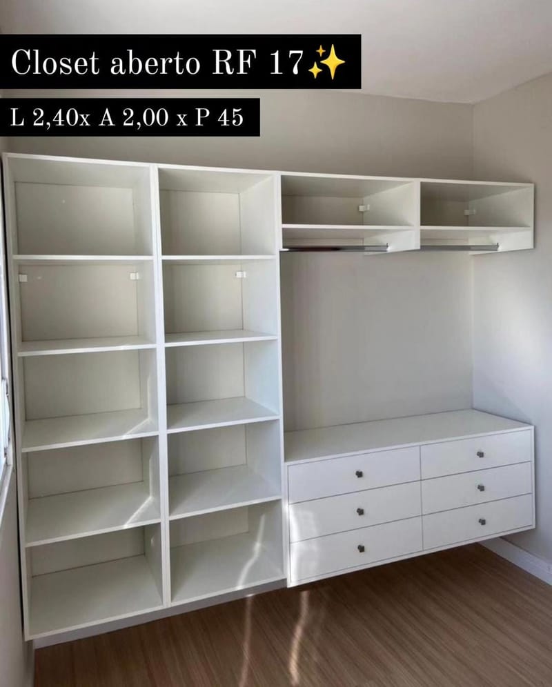 Closet aberto RF17