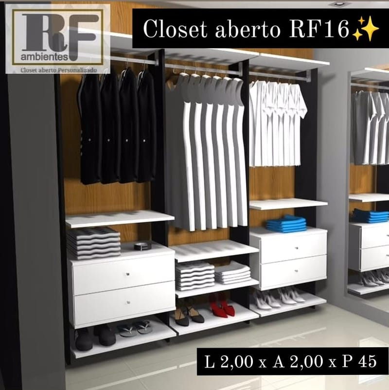 Closet aberto RF16