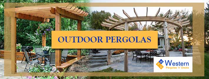 Convert your garden into a beautiful area with a wood pergola installation