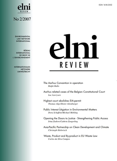 Waste, Product and By-product in EU Law (2007)