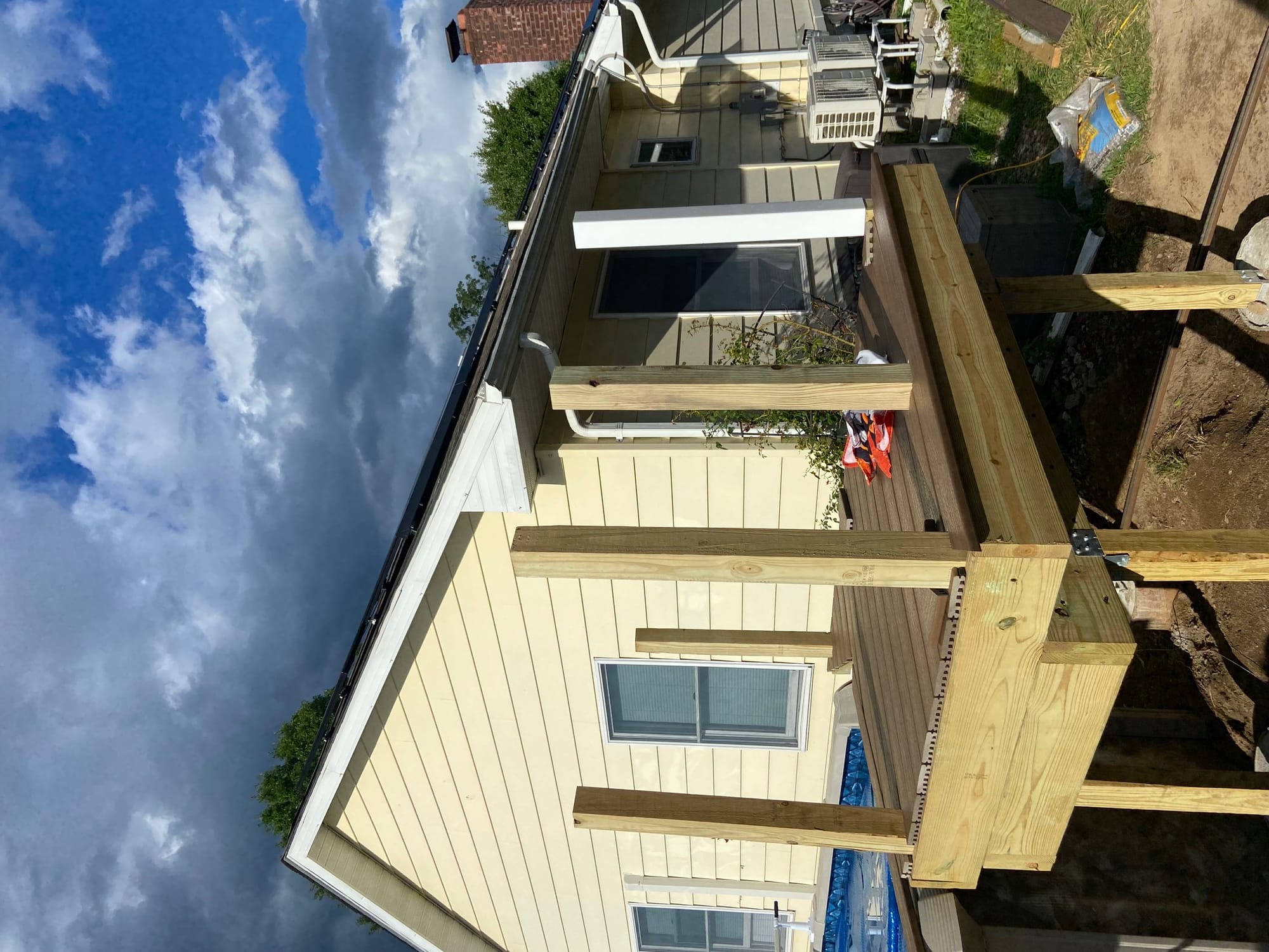 Excavation, footings & construction. 