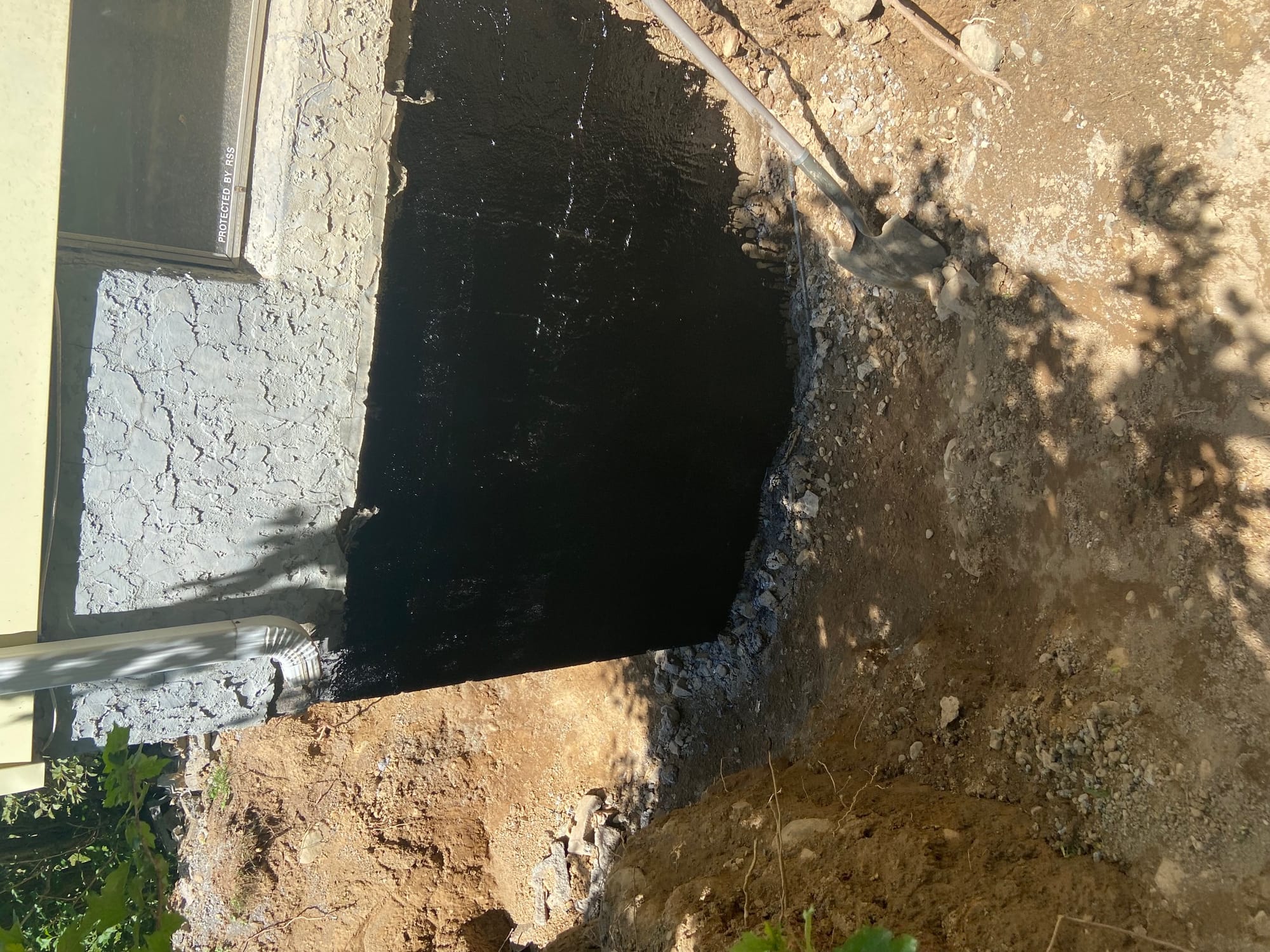 Repair of existing foundation.
