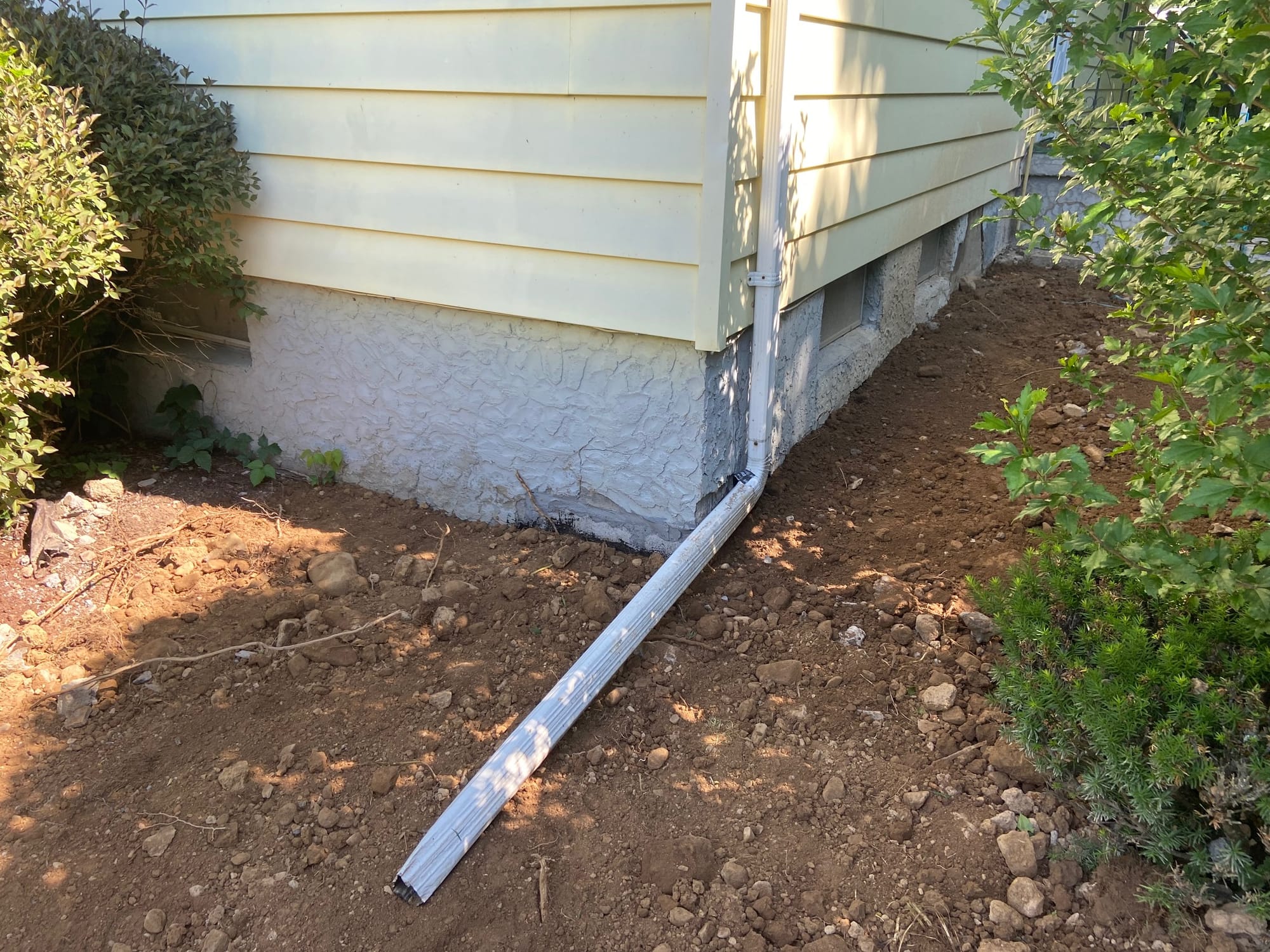 Repair of existing foundation.