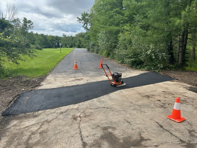 Woodstock Chimes driveway culvert pipe replacement. 
