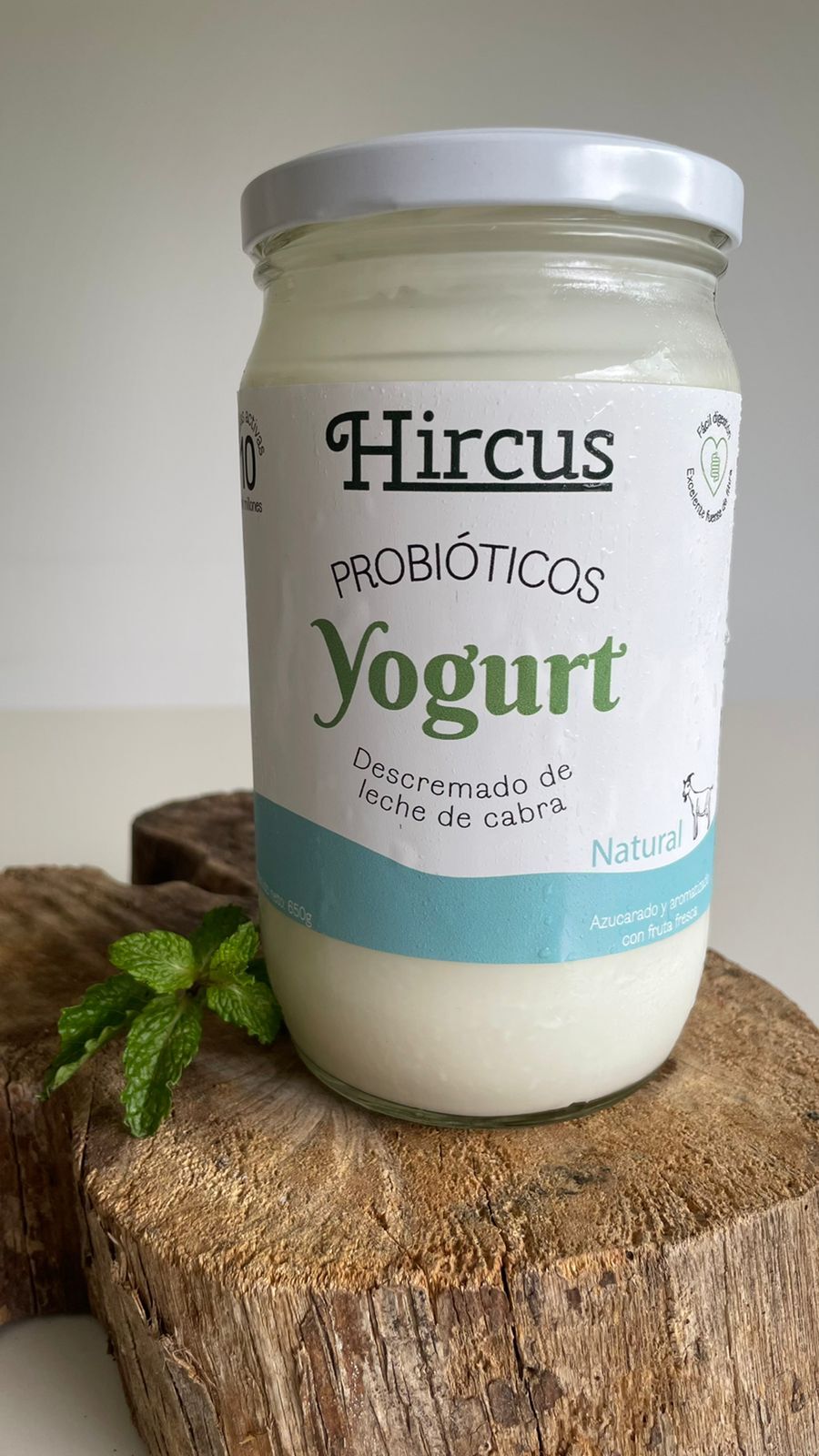 YOGURT DE LECHE DE CABRA DESCREMADA NATURAL