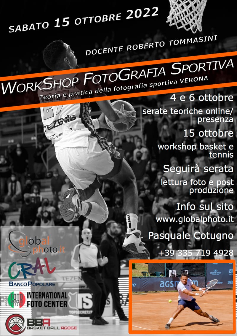 Workshop sulla fotografia sportiva