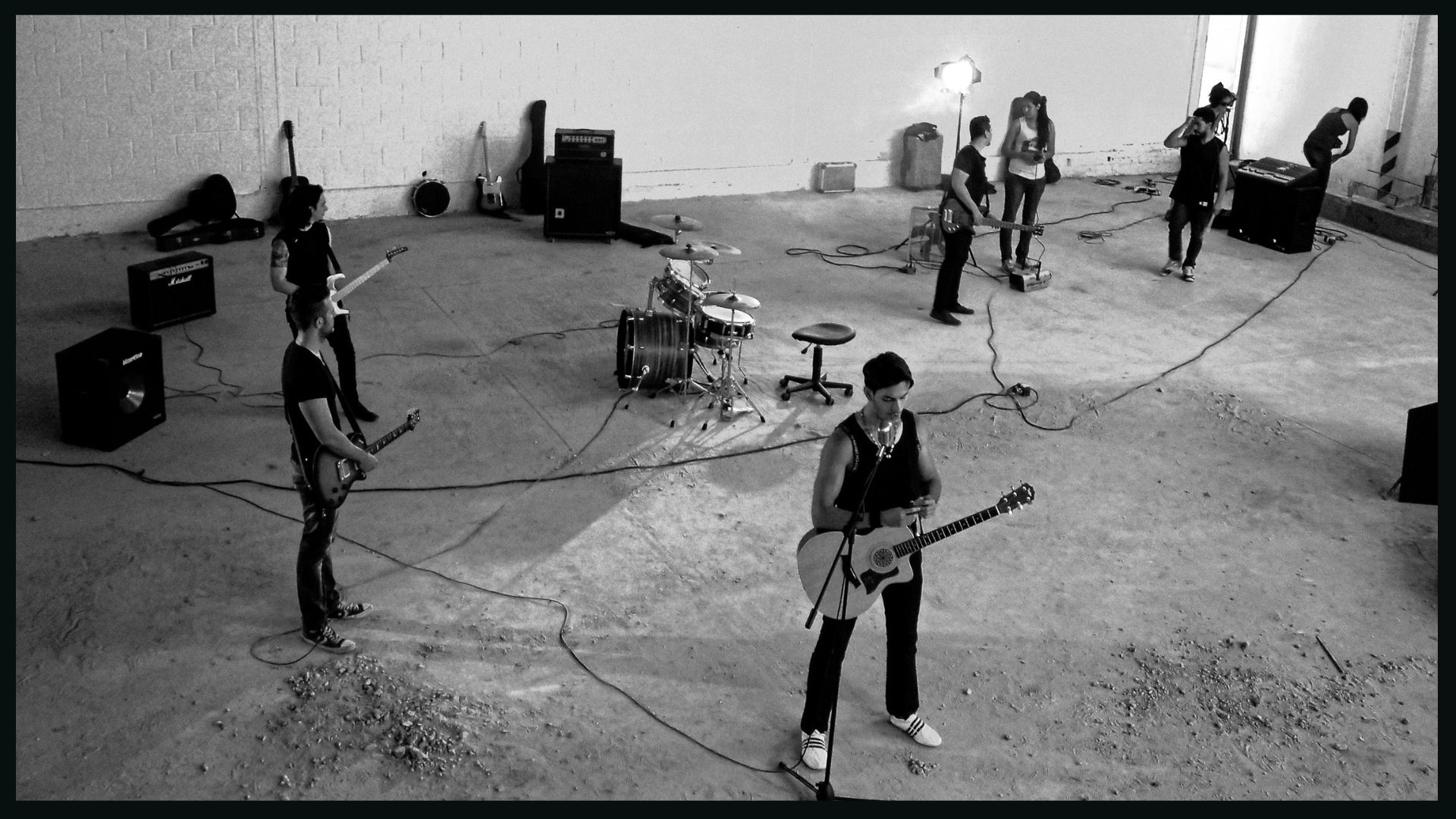 BTS for Location 1 - Music video "Feliz a Toda Costa" for ETERIO