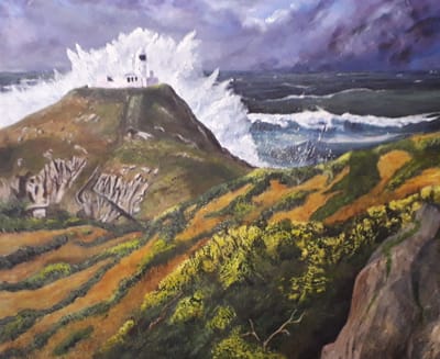 Storm at Strumble Head