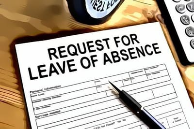 IELTS Writing Task 1 General:  Leave Request Mail
