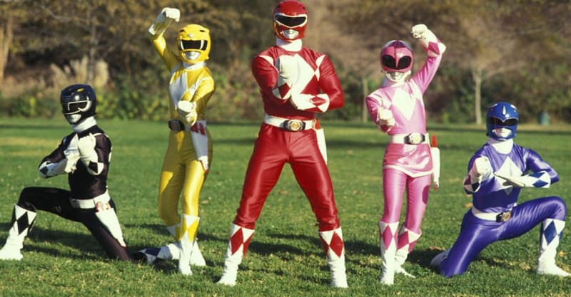 POWER RANGERS: amizade e cores que se unem num objetivo comum
