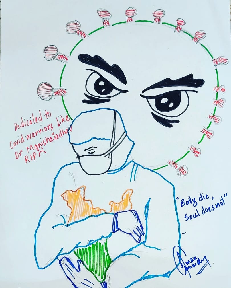 "Body die. Soul does not" -Dr Manisha Jadhav.