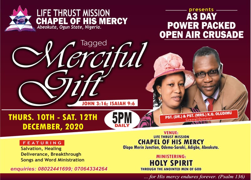 3 DAYS OPEN AIR CRUSADE