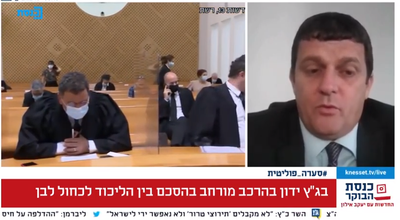 בראיון ליעקב אילון בנושא הדיון בבג"צ על פסילת חוק יסוד הממשלה