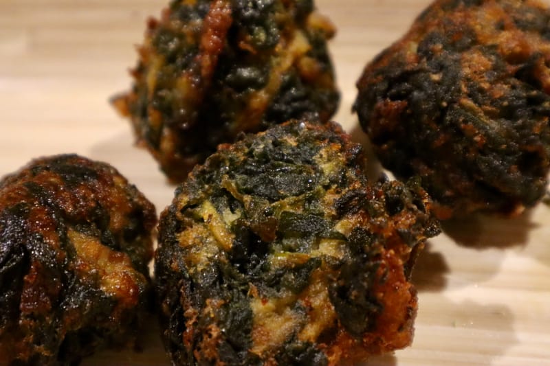 Bollos de espinaca