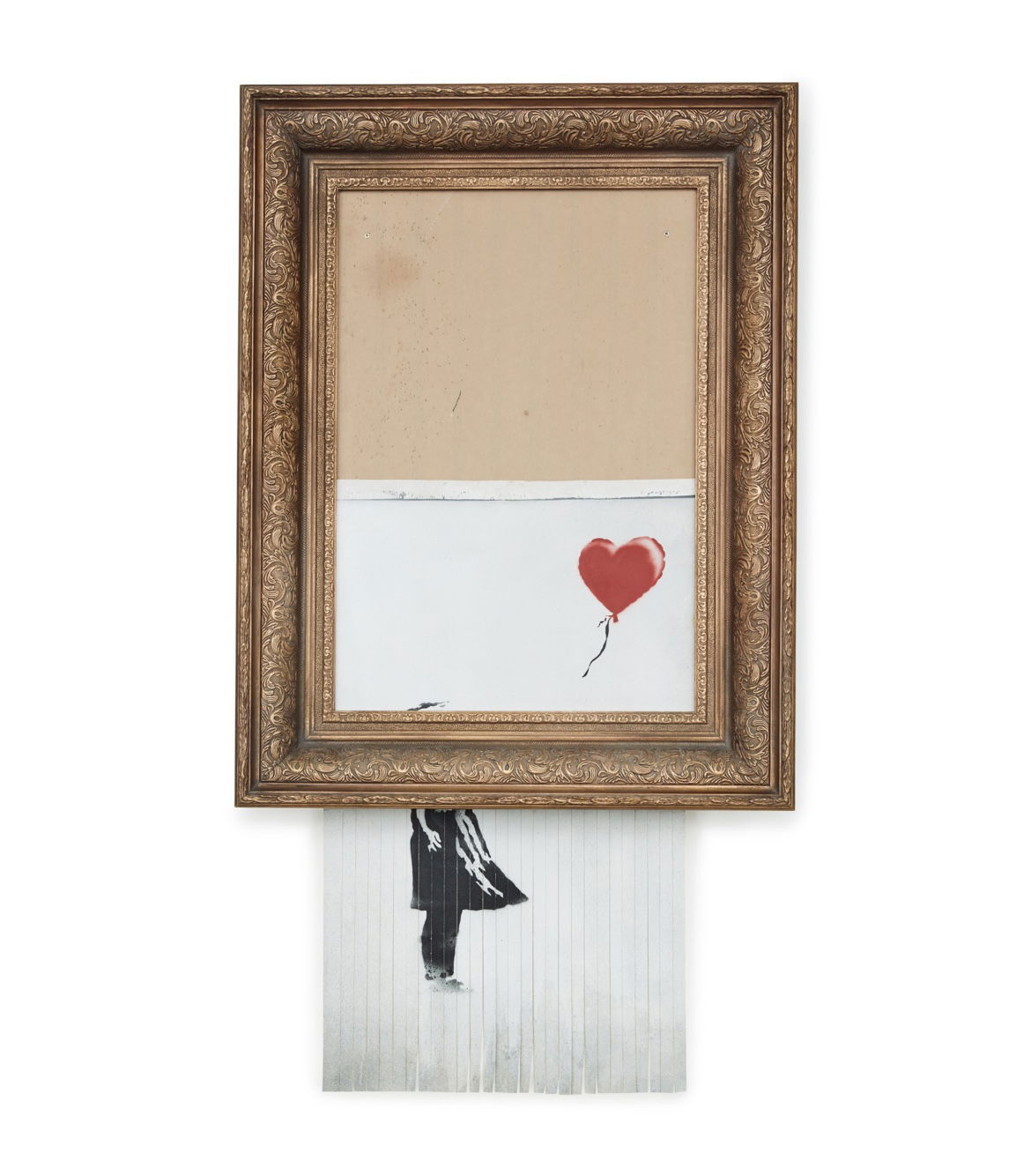 BANKSY 半毀作品《LOVE IS IN THE BIN》於倫敦蘇富比拍賣，以1.98億港幣成交