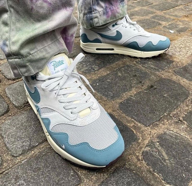 PATTA x NIKE AIR MAX 1 灰藍配色着用圖曝光