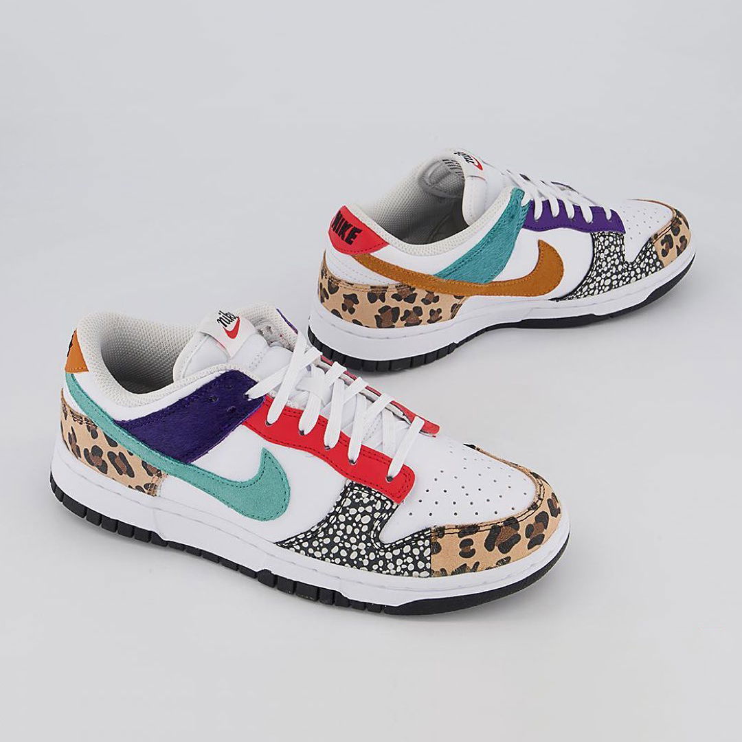 NIKE DUNK LOW "SAFARI MIX" 非官方高清細節圖