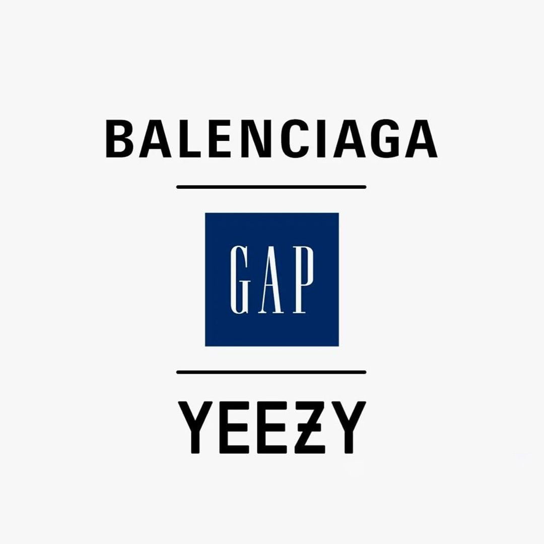 YEEZY x BALENCIAGA x GAP 三方聯名系列 CULTURE BANX 預測一年內銷售額達 77.5 億港幣