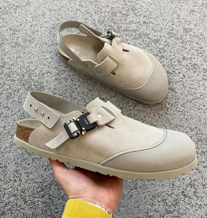 DIOR x BIRKENSTOCK 聯名系列非官方高清細節圖