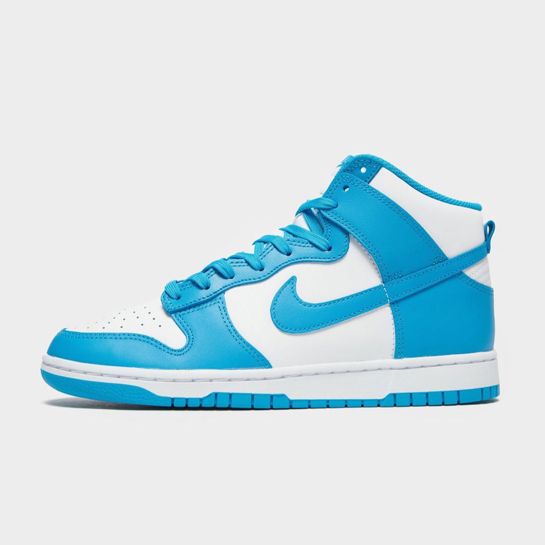 NIKE DUNK HIGH "LASER BLUE" 高清實物細節圖