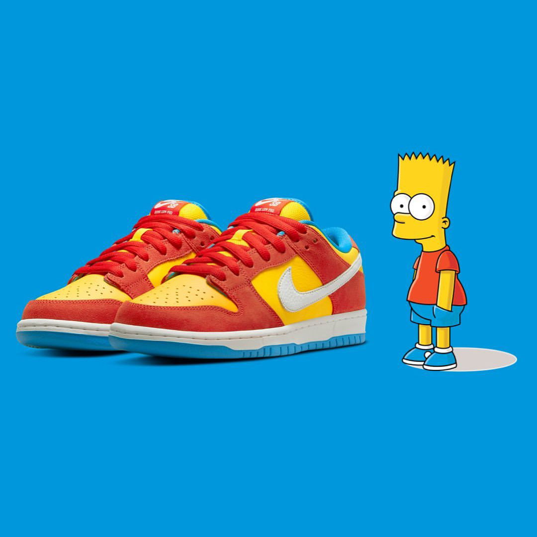 NIKE SB DUNK LOW “BART SIMPSON” 官方高清細節圖