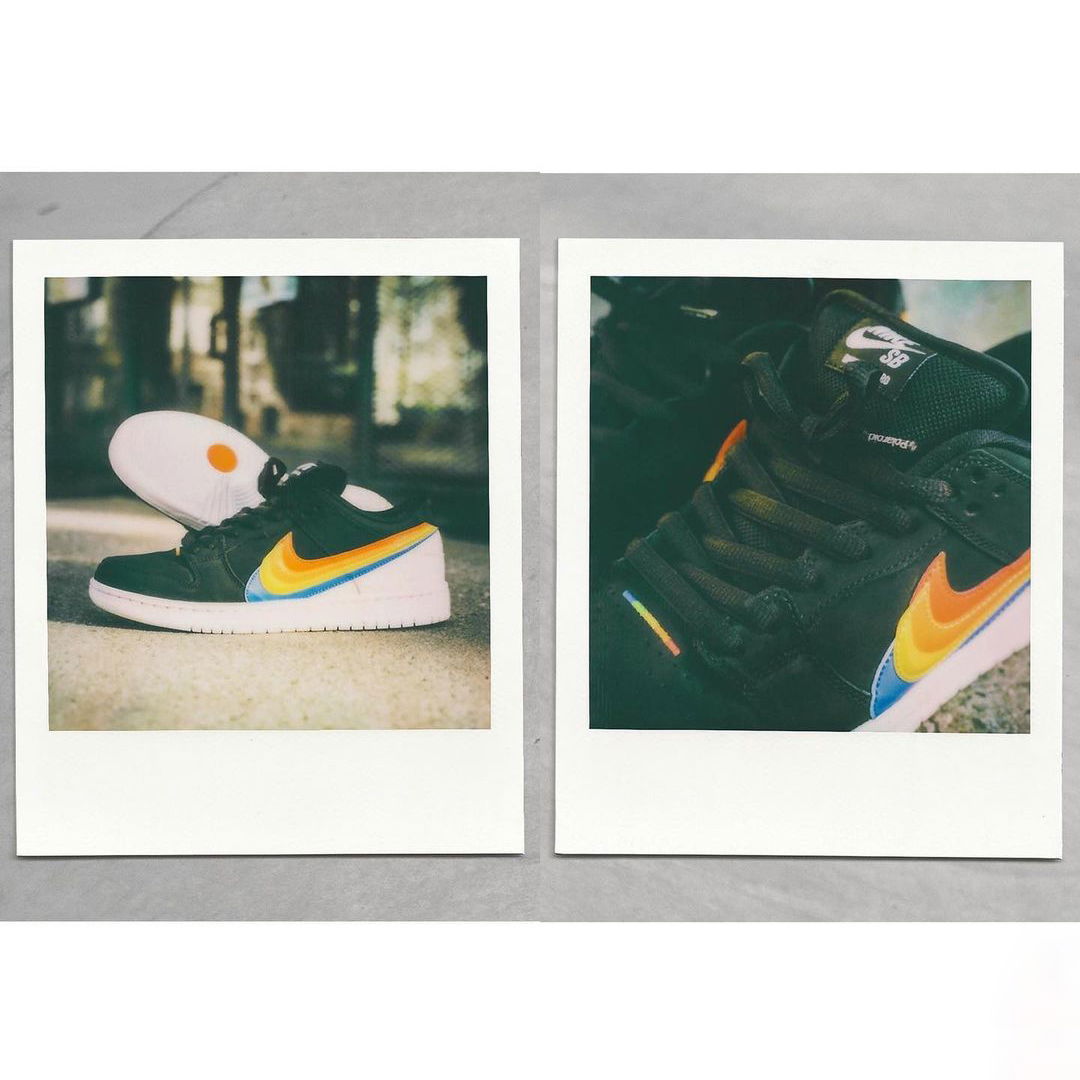 拍立得公司 POLAROID x NIKE SB 聯名 DUNK LOW PRO 宣傳照及發售詳情